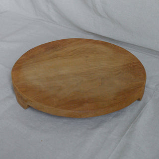 Vintage Teak Wood Round Riser