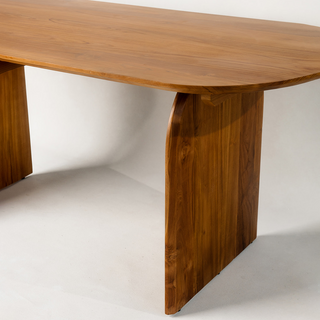 The Sandy Wood Dining Table