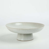 Thumbnail for Ceramic Ivory Footed Pedestal Fruit Bowl