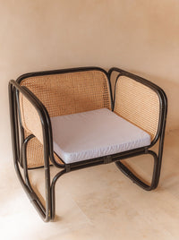 Thumbnail for Natural Rattan and Cane Lounge Chair CUSHION