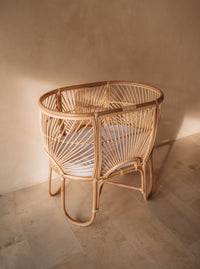 Thumbnail for You Are My Sunshine Rattan Bassinet